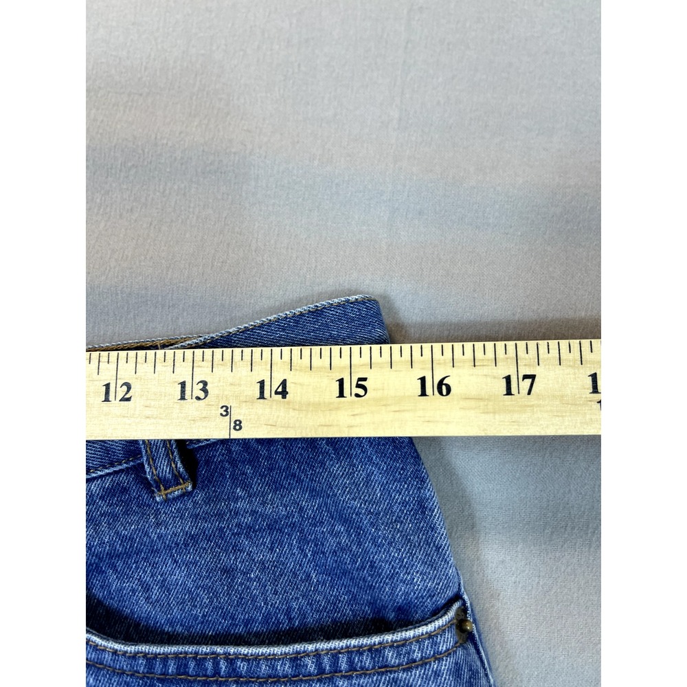 Pendleton‎ Jeans 12P Petite Womens High Waisted Straight Leg Zip Up Denim Mom - Picture 3 of 15